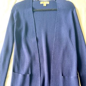 Michael Kors Ribbed Longline Cardigan